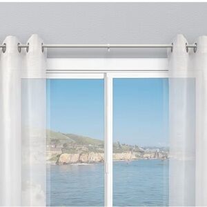 Elegant White Sheer Curtains